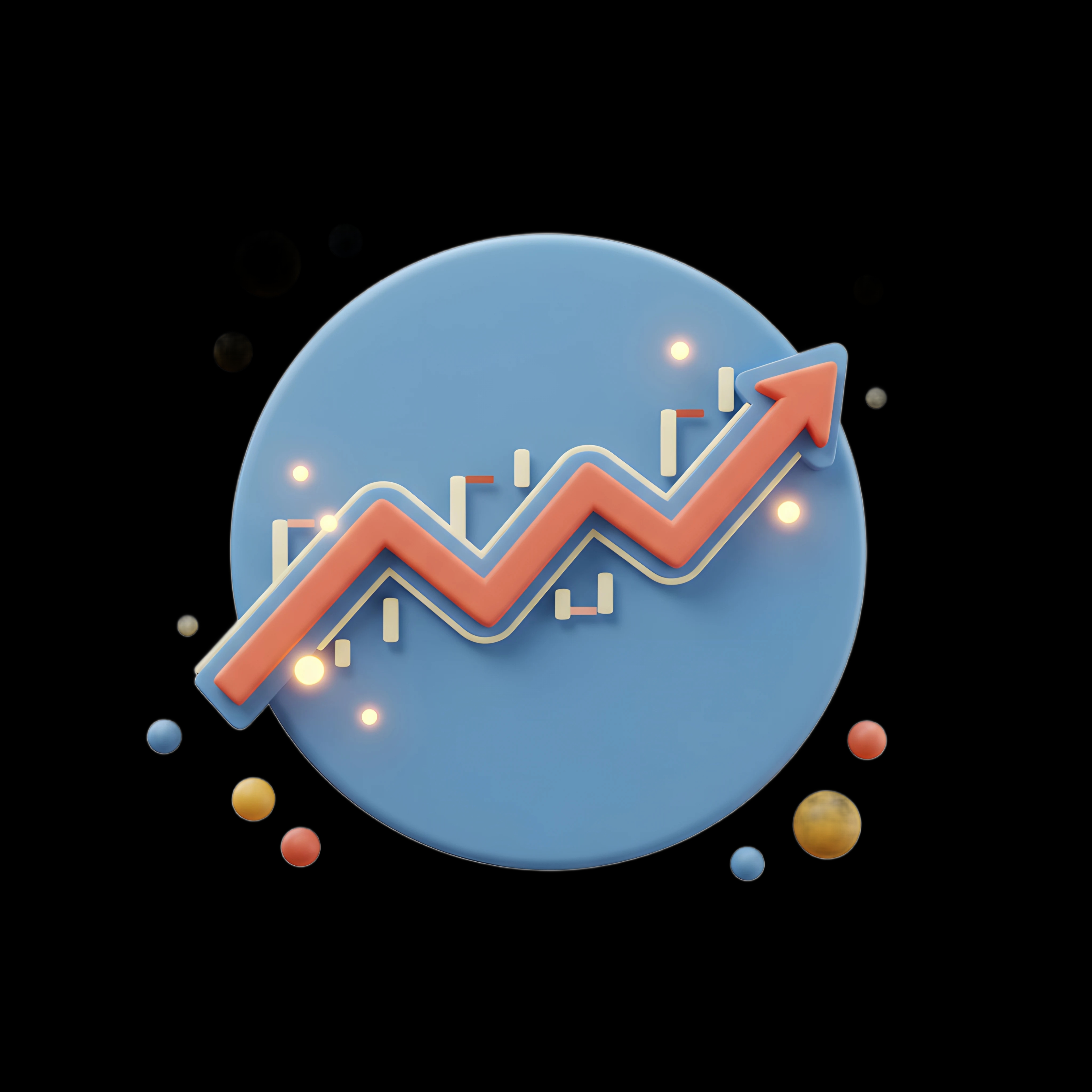 Learning curve icon